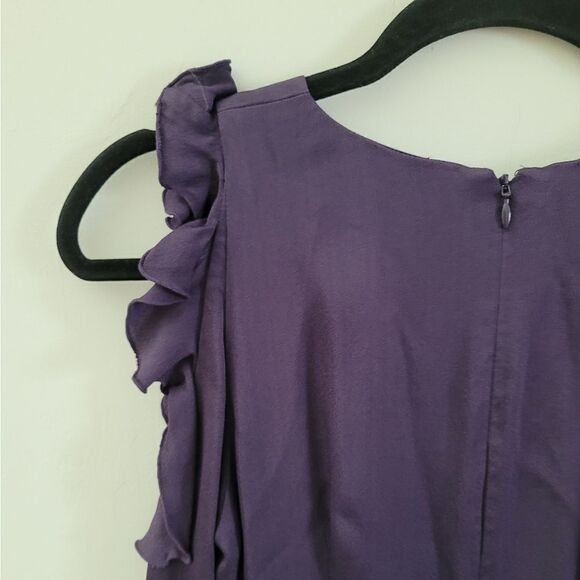 Club Monaco plum dress with cut-out sleeves Size 00 - Picture 12 of 16